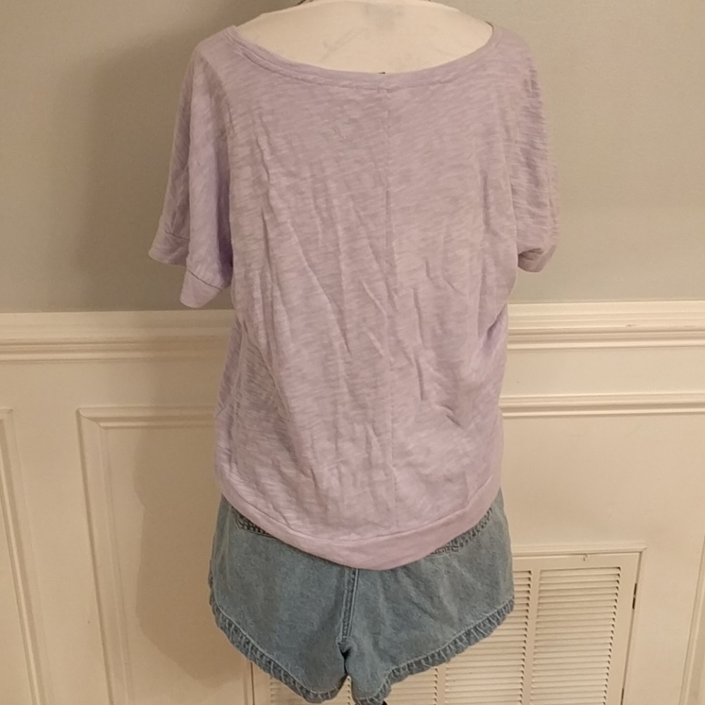 Top, Lilac, Hi-Lo hem - Picture 3 of 5